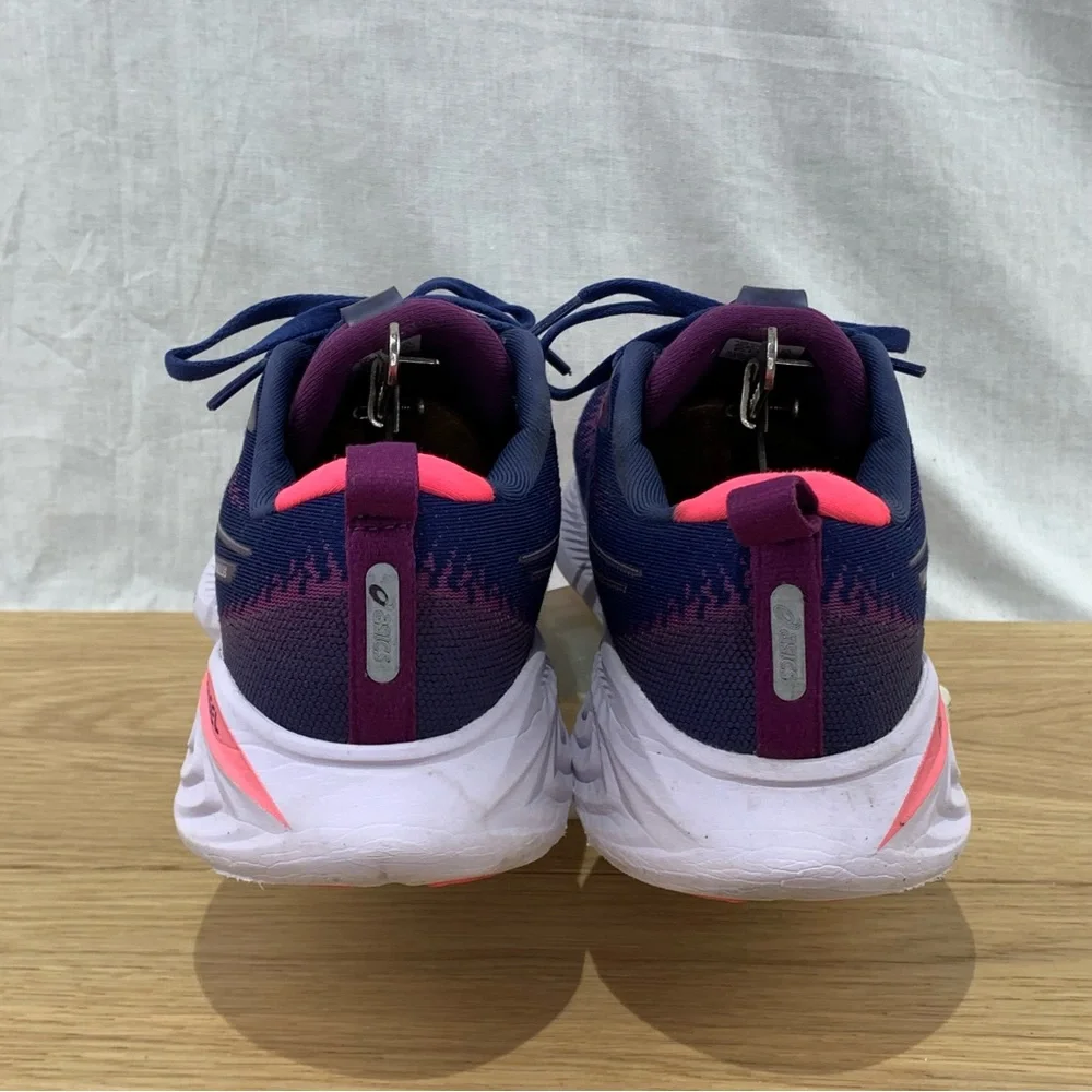 Asics Gel Cumulus 25 Deep Ocean Lilac Running Shoes Women’s Size 8.5 - Picture 4 of 9